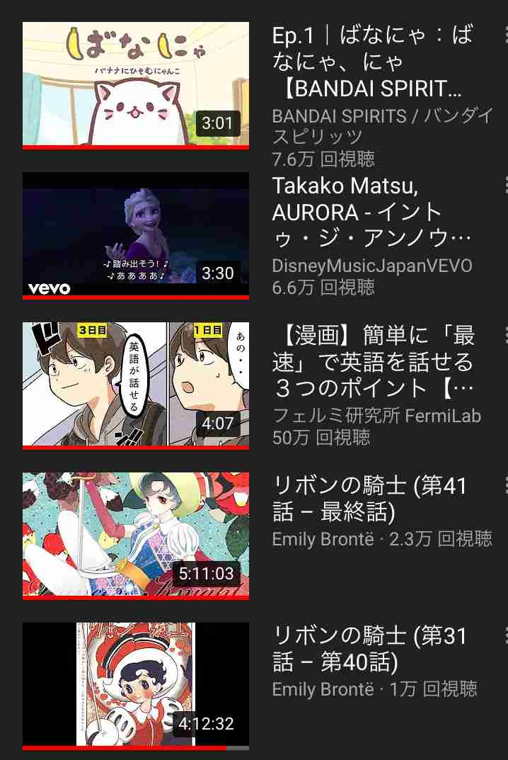 Youtubeの視聴履歴を見せ合おう！