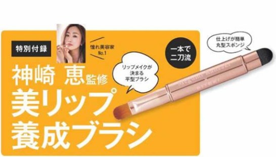 使いやすいリップブラシ