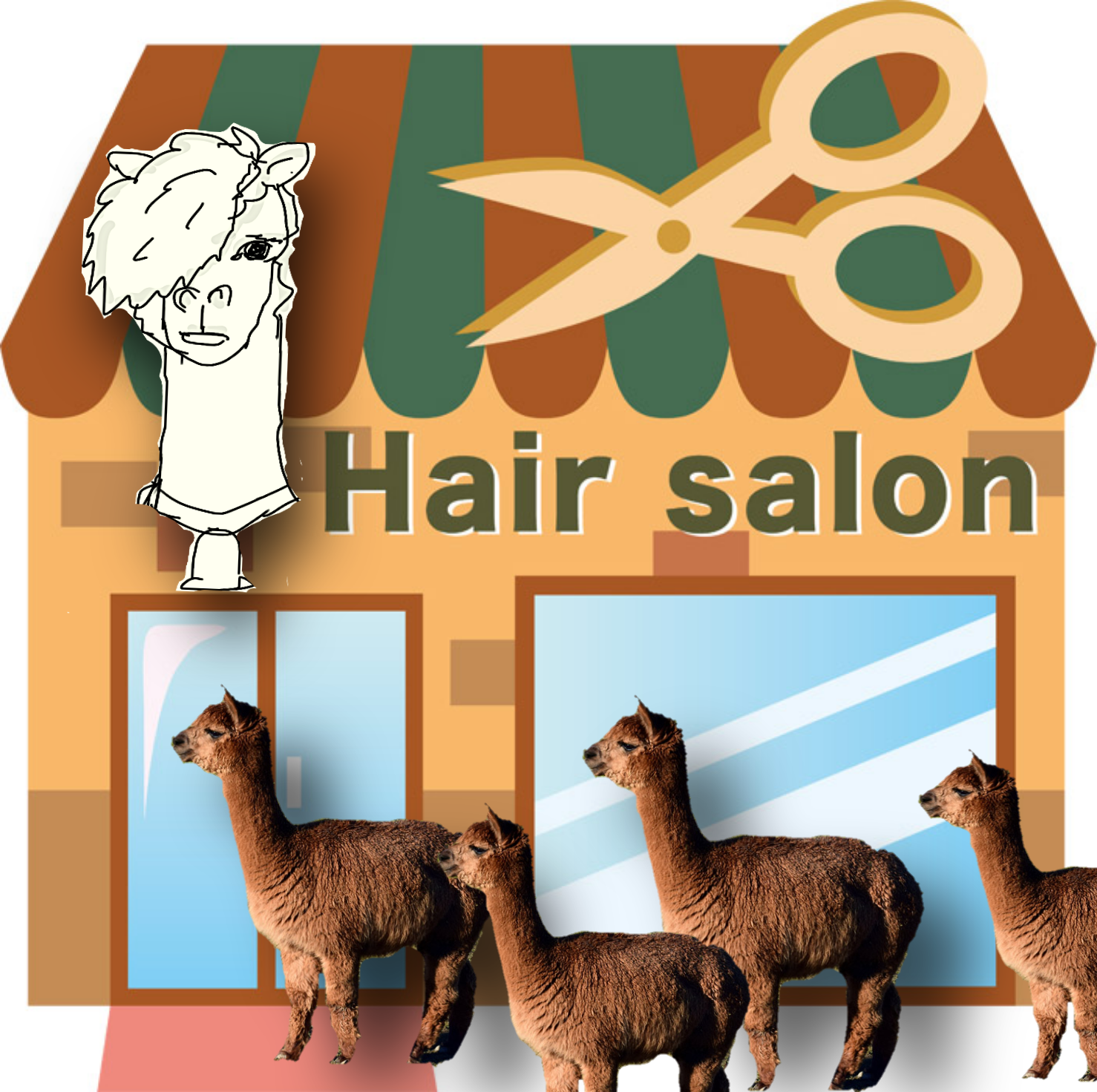 【コラージュ】何かを描いて行きたい場所をお願いしましょう