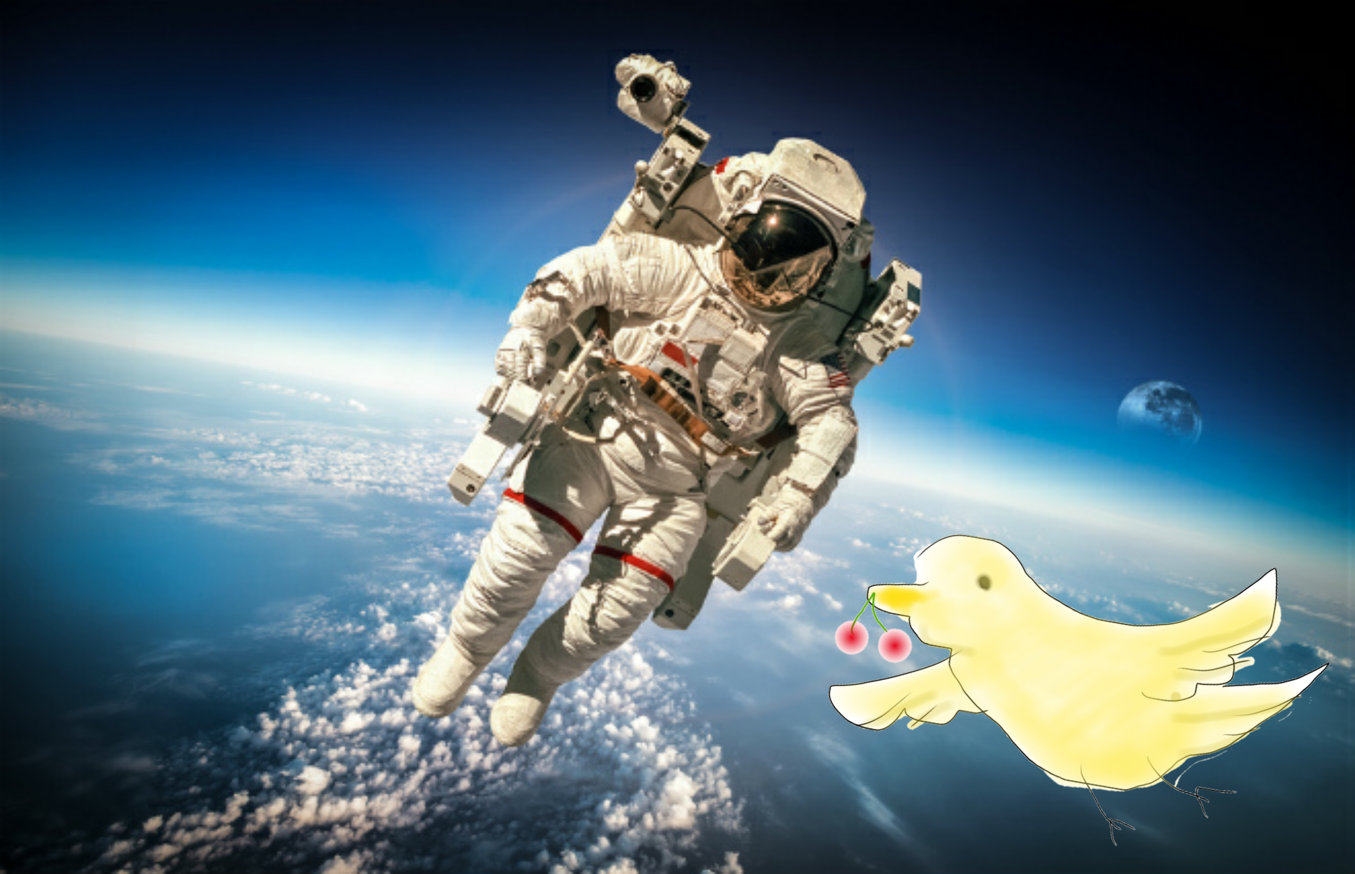 【コラージュ】何かを描いて行きたい場所をお願いしましょう