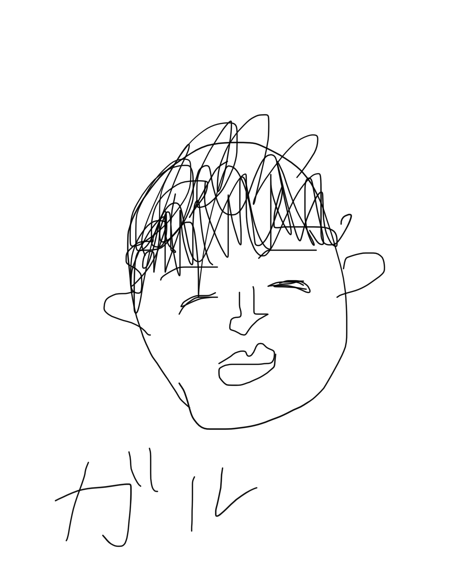 大好きな人の似顔絵お絵描きトピ