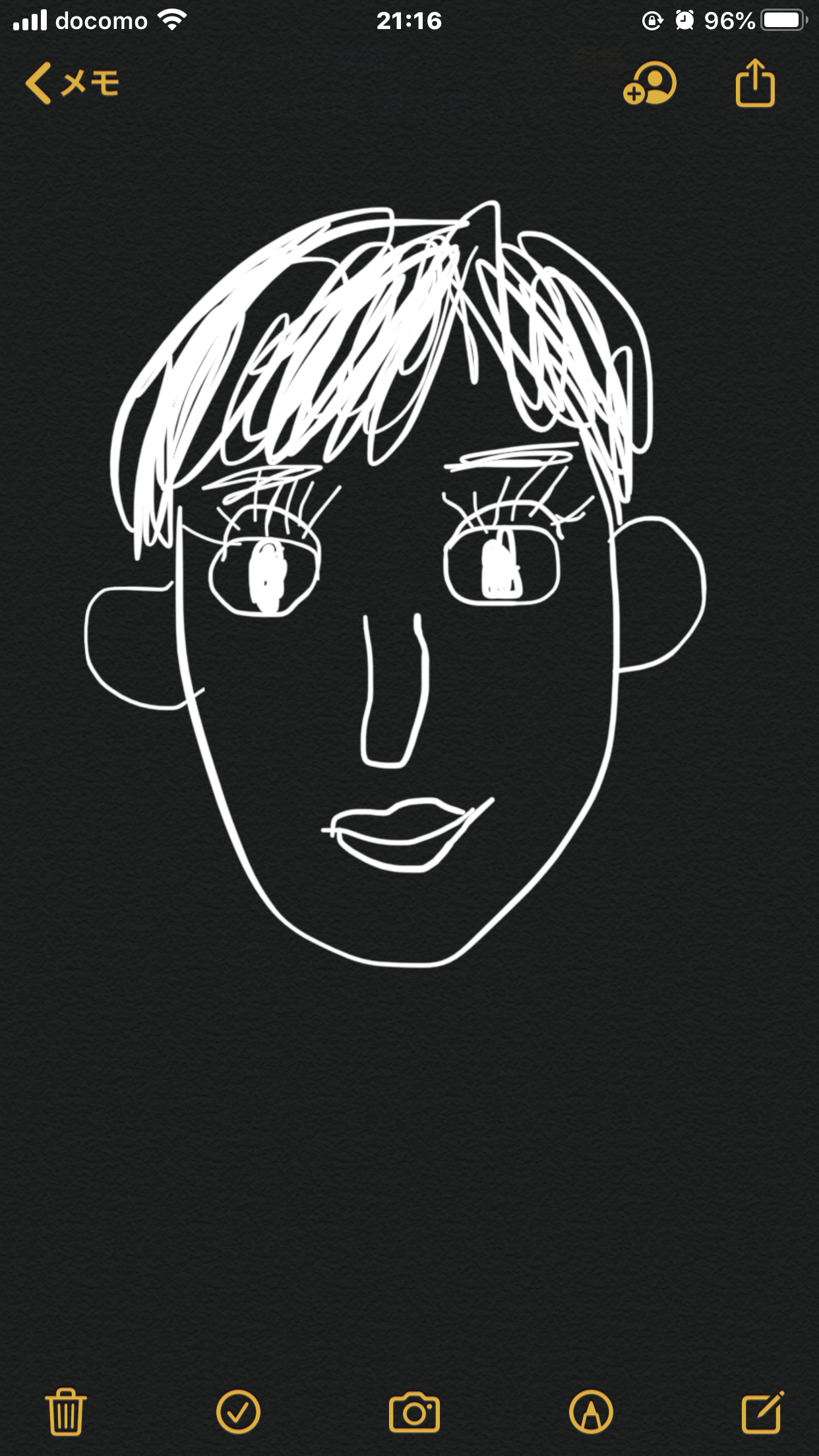 大好きな人の似顔絵お絵描きトピ