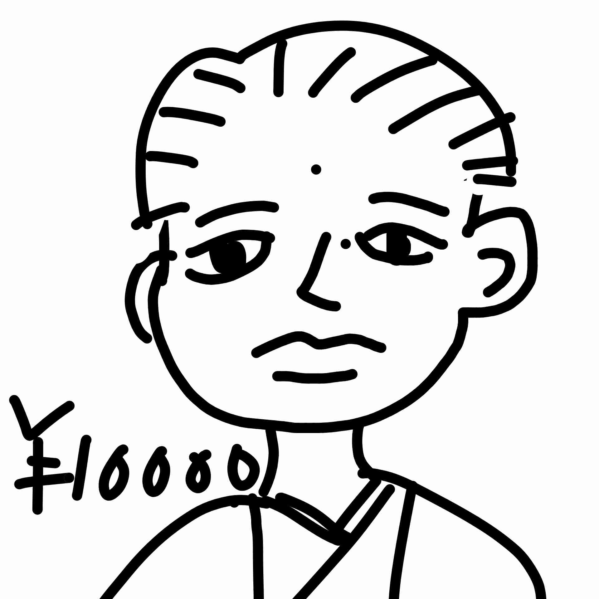 大好きな人の似顔絵お絵描きトピ