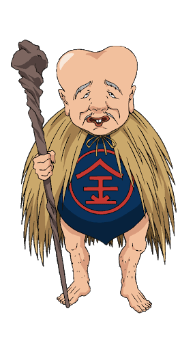 頭のハチが張ってる人