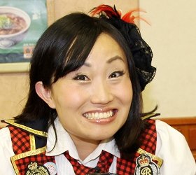 頭のハチが張ってる人