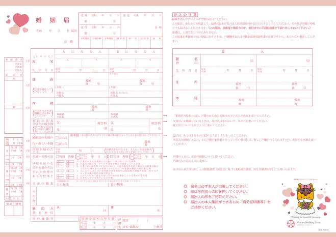 色んな婚姻届が見たい❤️👫❤️