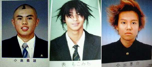 【画像】昔は意外な髪型をしていた芸能人