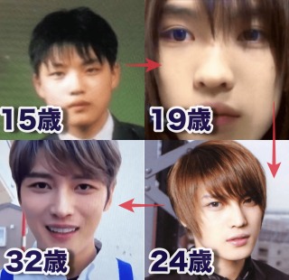 正直顔が変わりすぎだと思う男性芸能人