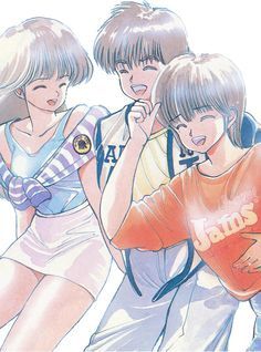 ショートカットの漫画キャラ