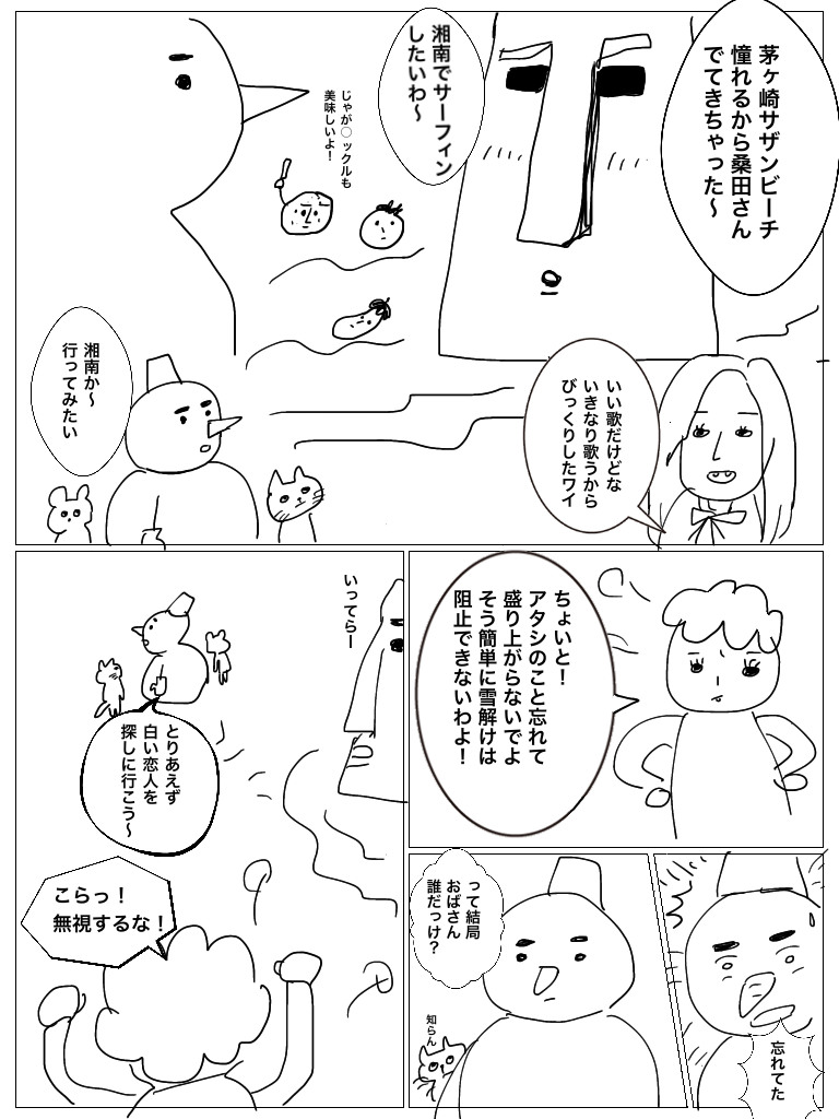 【お絵描き】みんなでユル～イ漫画を完成させるトピ