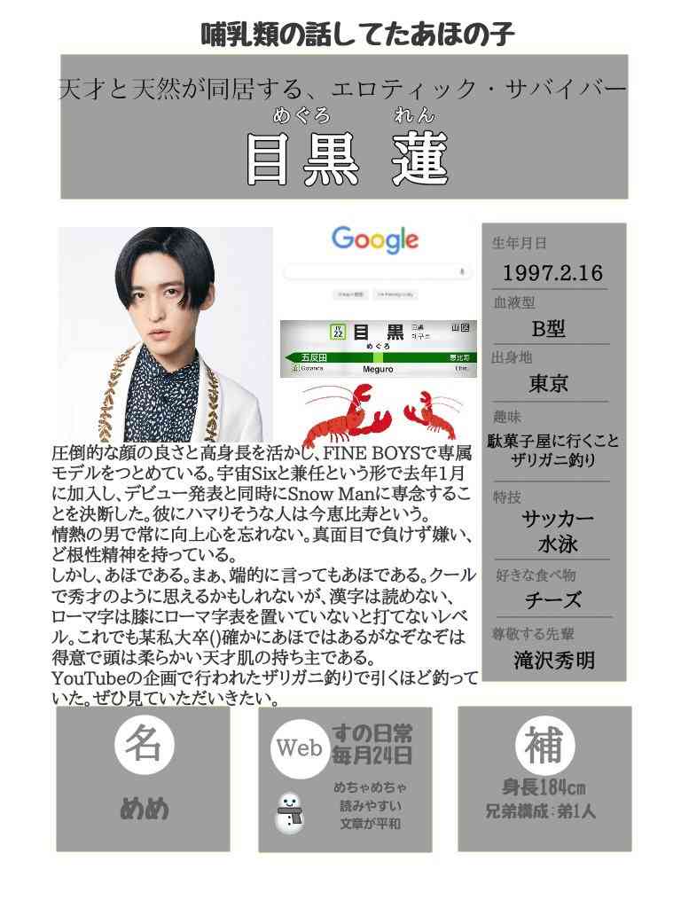 Snow Manを語りたい！【アンチ禁止】