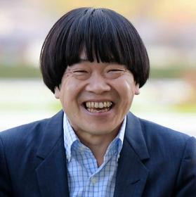 ぱっつん前髪の人