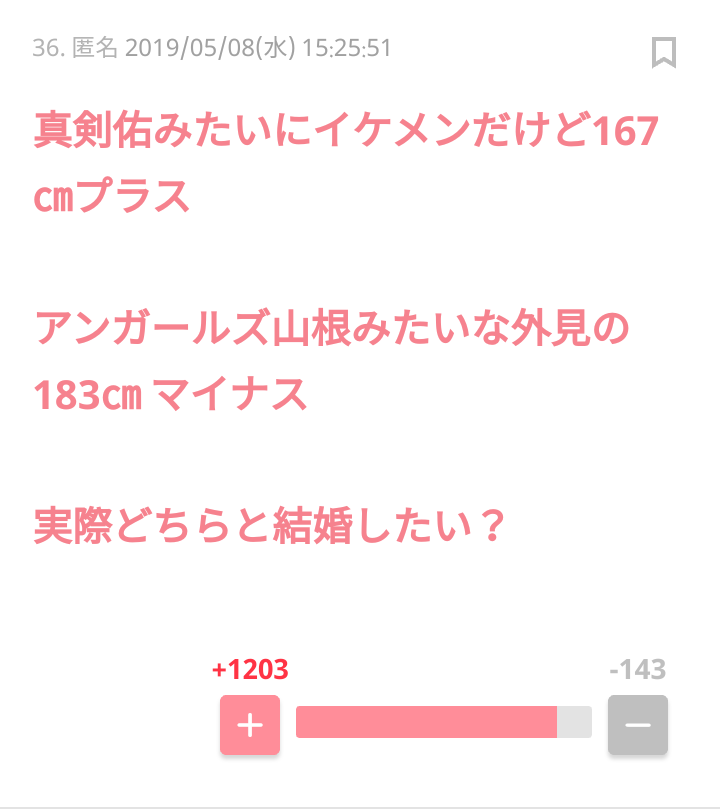 身長165cmイケメンと180cmフツメンならどちらと付き合いたいですか?