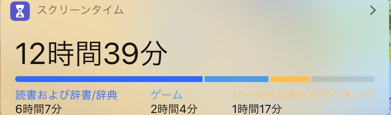 皆さんのスクリーンタイム教えてください！