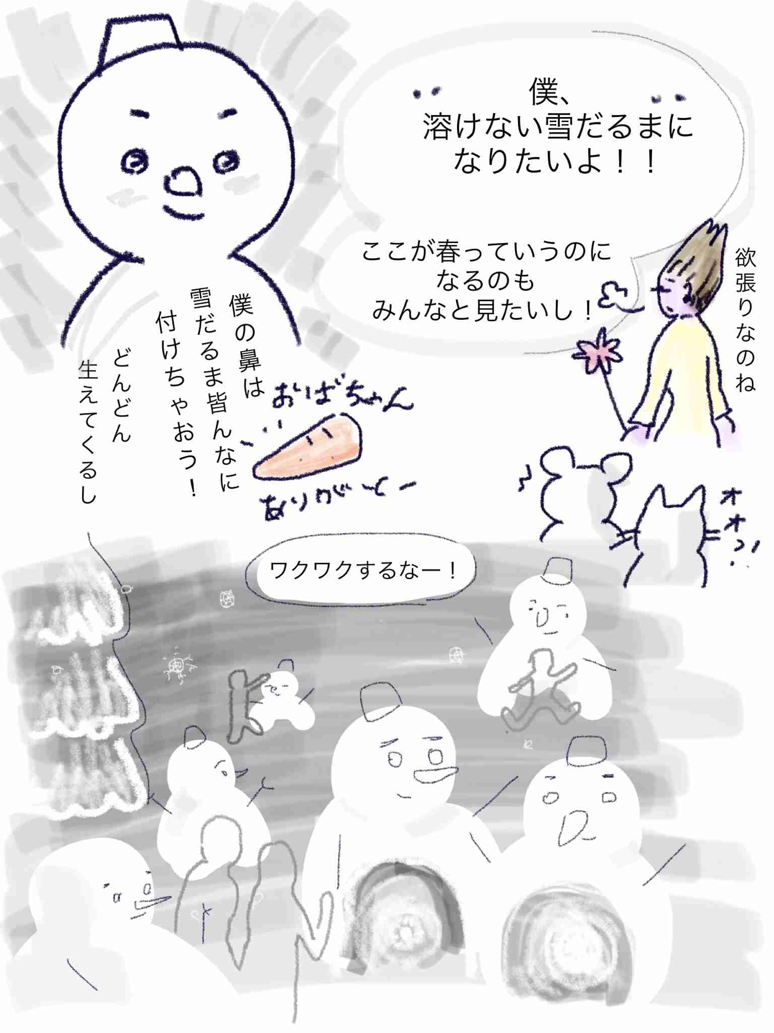 【お絵描き】みんなでユル～イ漫画を完成させるトピ