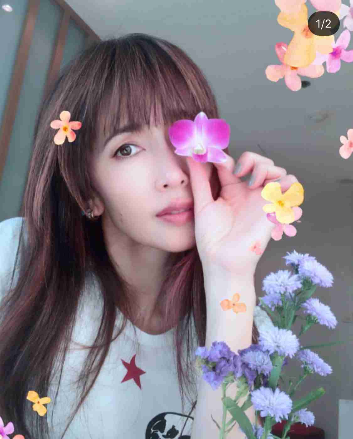 工藤静香、大きく口を開けたあくび写真を投稿　「びっくりした…」