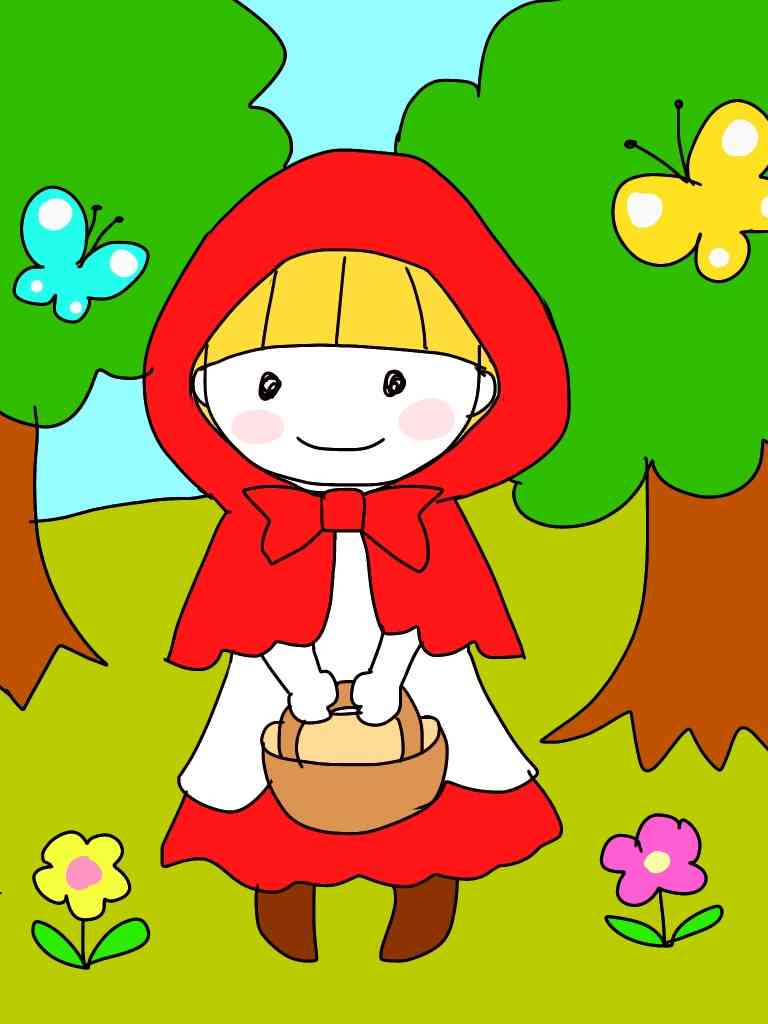 むかし話や童話などの絵を描こう