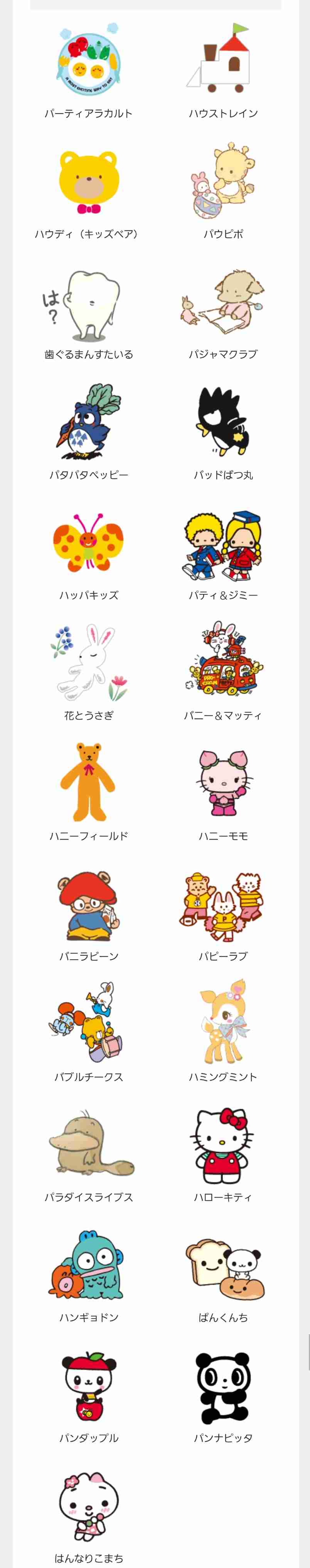 『サンリオキャラクター大賞』、速報トップにシナモロール 2位はポムポムプリン ポチャッコが3位と好発進