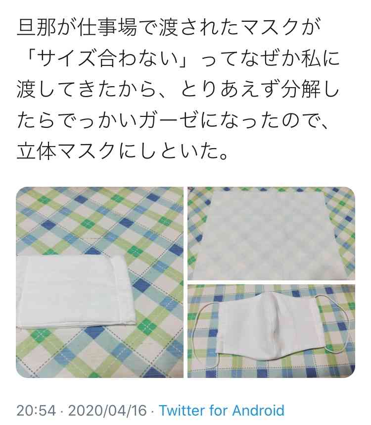 アベノマスク、正しい方法で洗ったのに「驚くほど縮んだ」