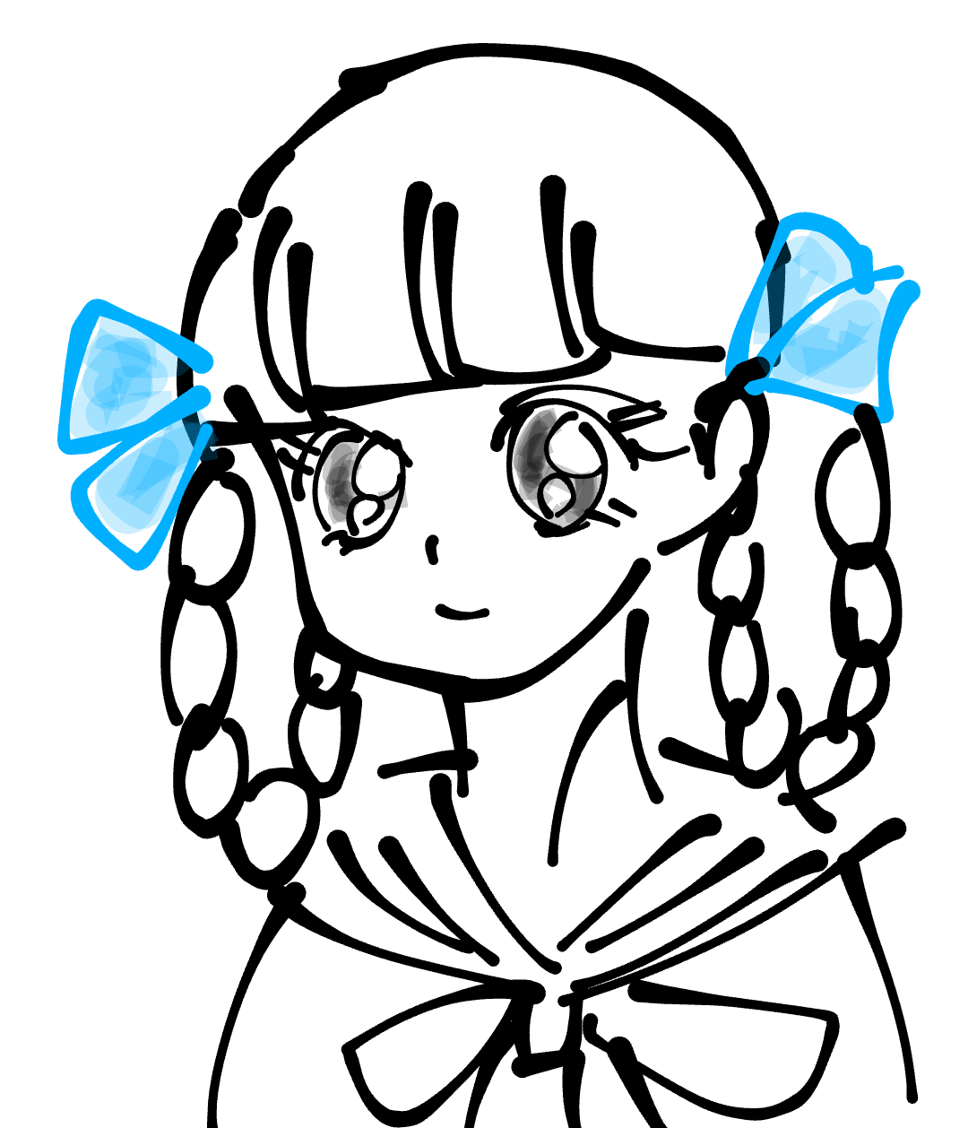 【お絵描き】昭和の漫画風に絵を描こうよ