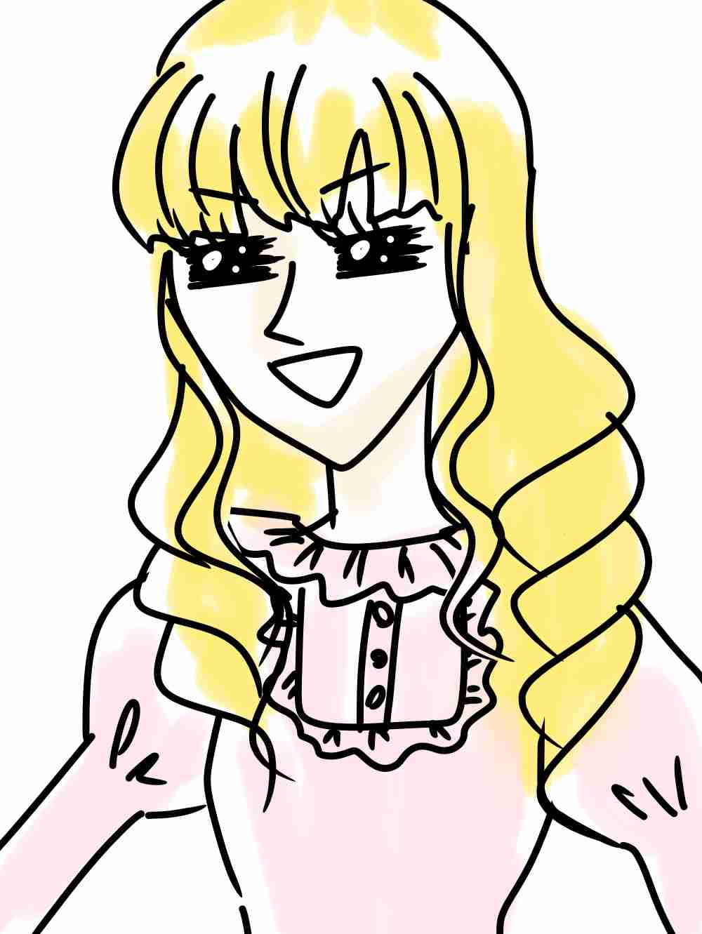 【お絵描き】昭和の漫画風に絵を描こうよ