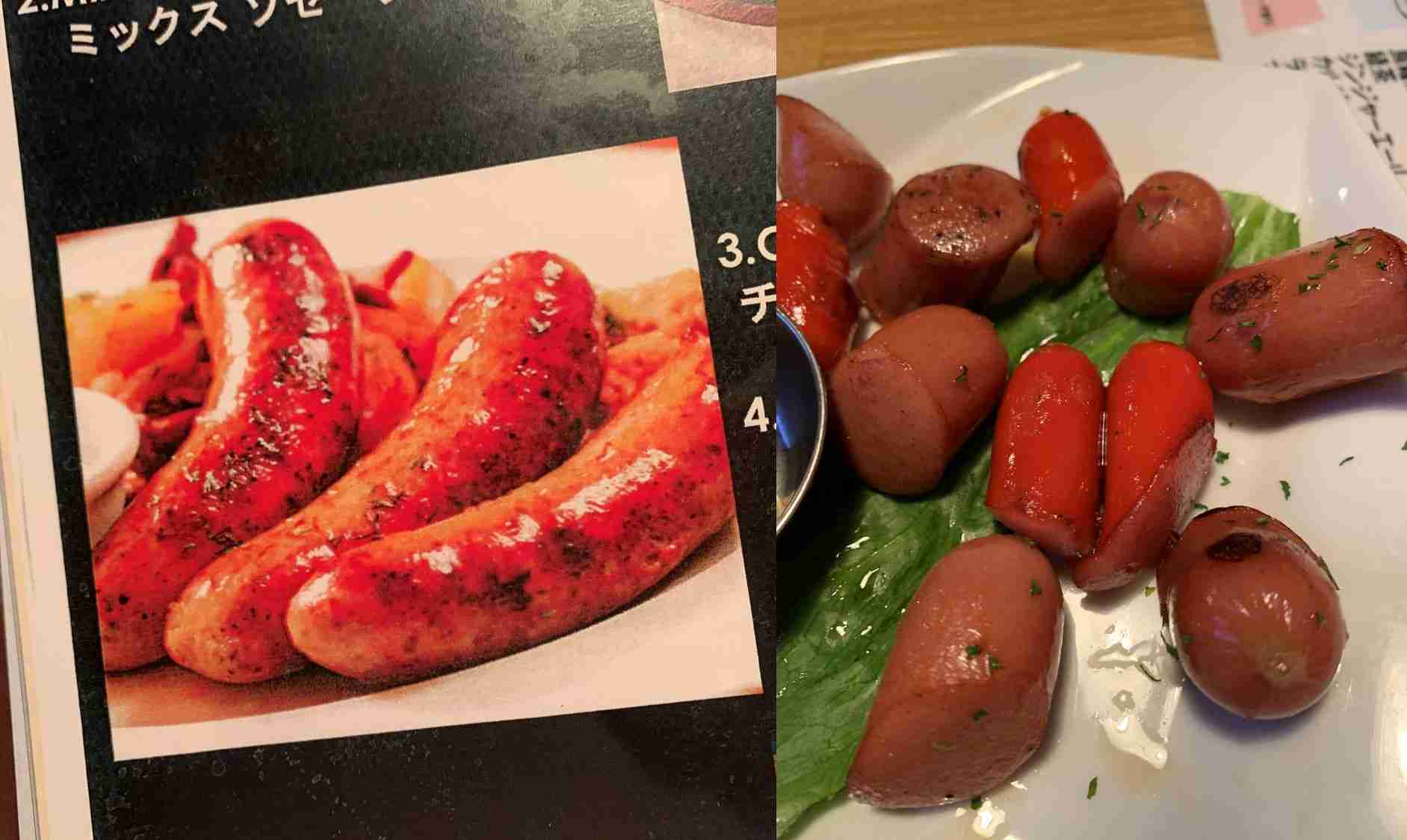 これ詐欺だろ…！台湾系料理店で飯を頼んだらメニュー表に写真掲示してるのと実際に出て来た量が違いすぎて困惑したお話