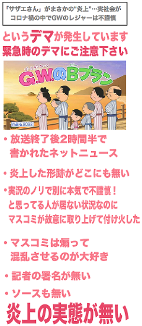 偏向報道を止めさせたい