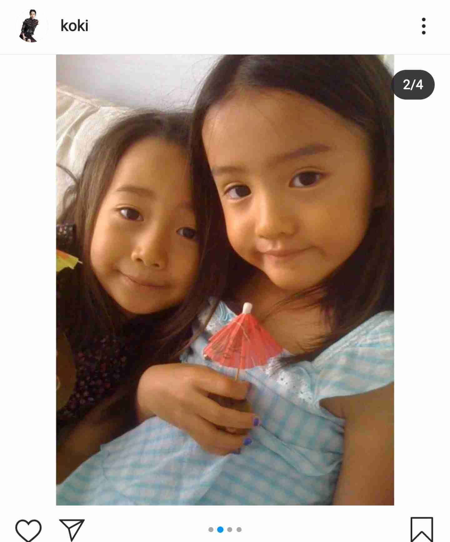 キムタク、工藤静香、Koki，がCocomiの19歳の誕生日祝いSNSでメッセージ