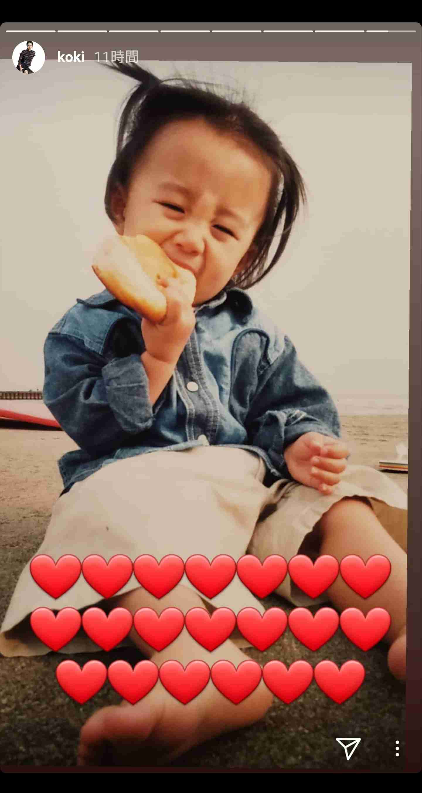 キムタク、工藤静香、Koki，がCocomiの19歳の誕生日祝いSNSでメッセージ