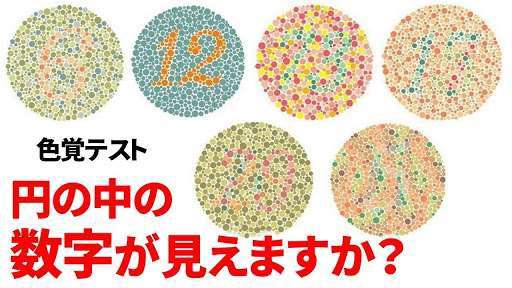 色覚異常(色盲)の方いますか？