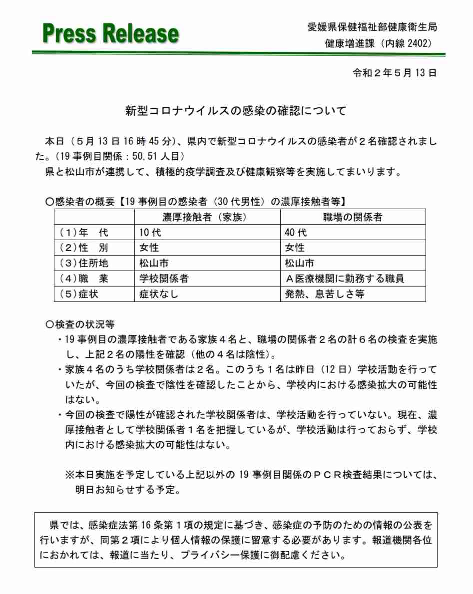 【コロナ】愛媛県民の集いPart1【情報共有】