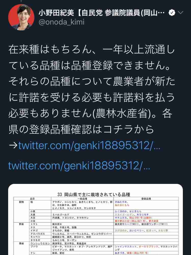 「種苗法改正案」今国会成立を断念へ　柴咲コウさんの懸念ツイートで慎重論拡大