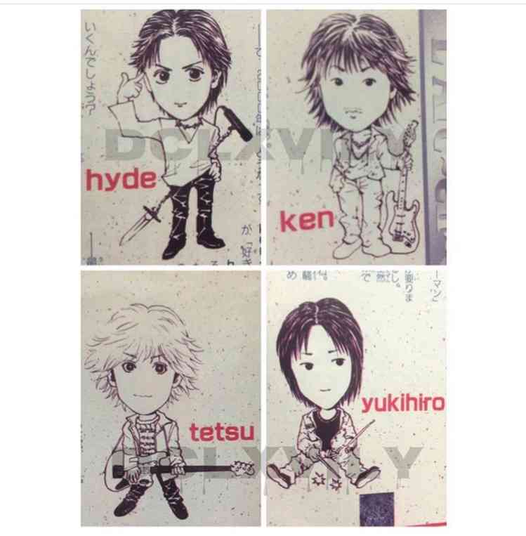 漫画家が描いた他の漫画キャラや有名人の似顔絵