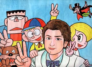 漫画家が描いた他の漫画キャラや有名人の似顔絵
