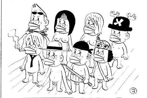 漫画家が描いた他の漫画キャラや有名人の似顔絵