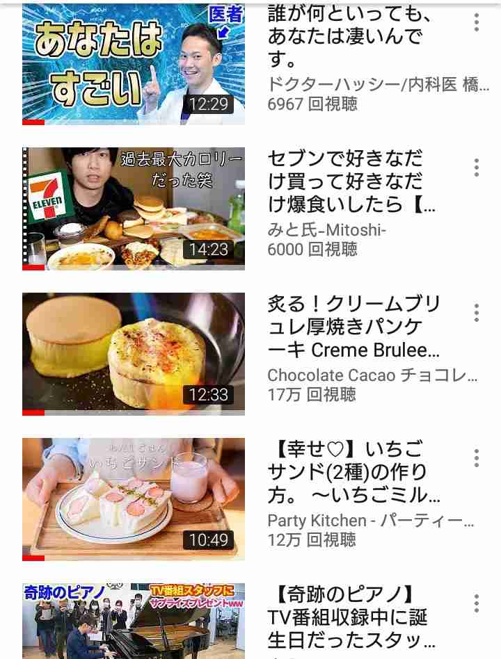 Youtubeの視聴履歴を見せ合おう！Part2