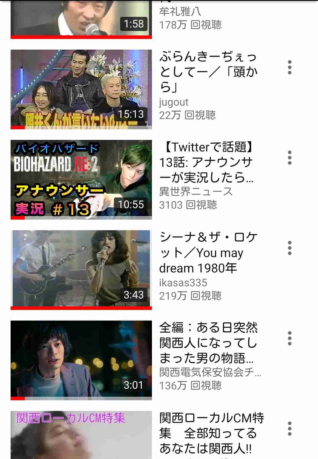 Youtubeの視聴履歴を見せ合おう！Part2
