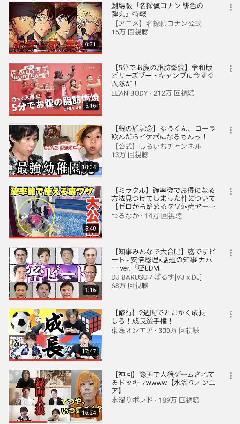 Youtubeの視聴履歴を見せ合おう！Part2