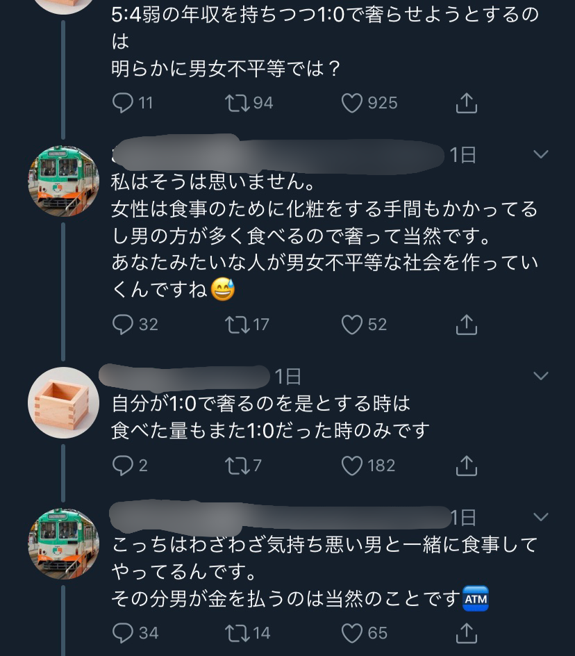 割り勘はなぜ冷めるのか？