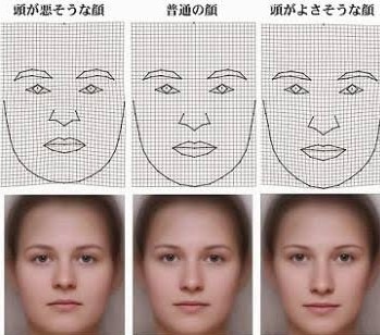 頭脳明晰タイプの顔