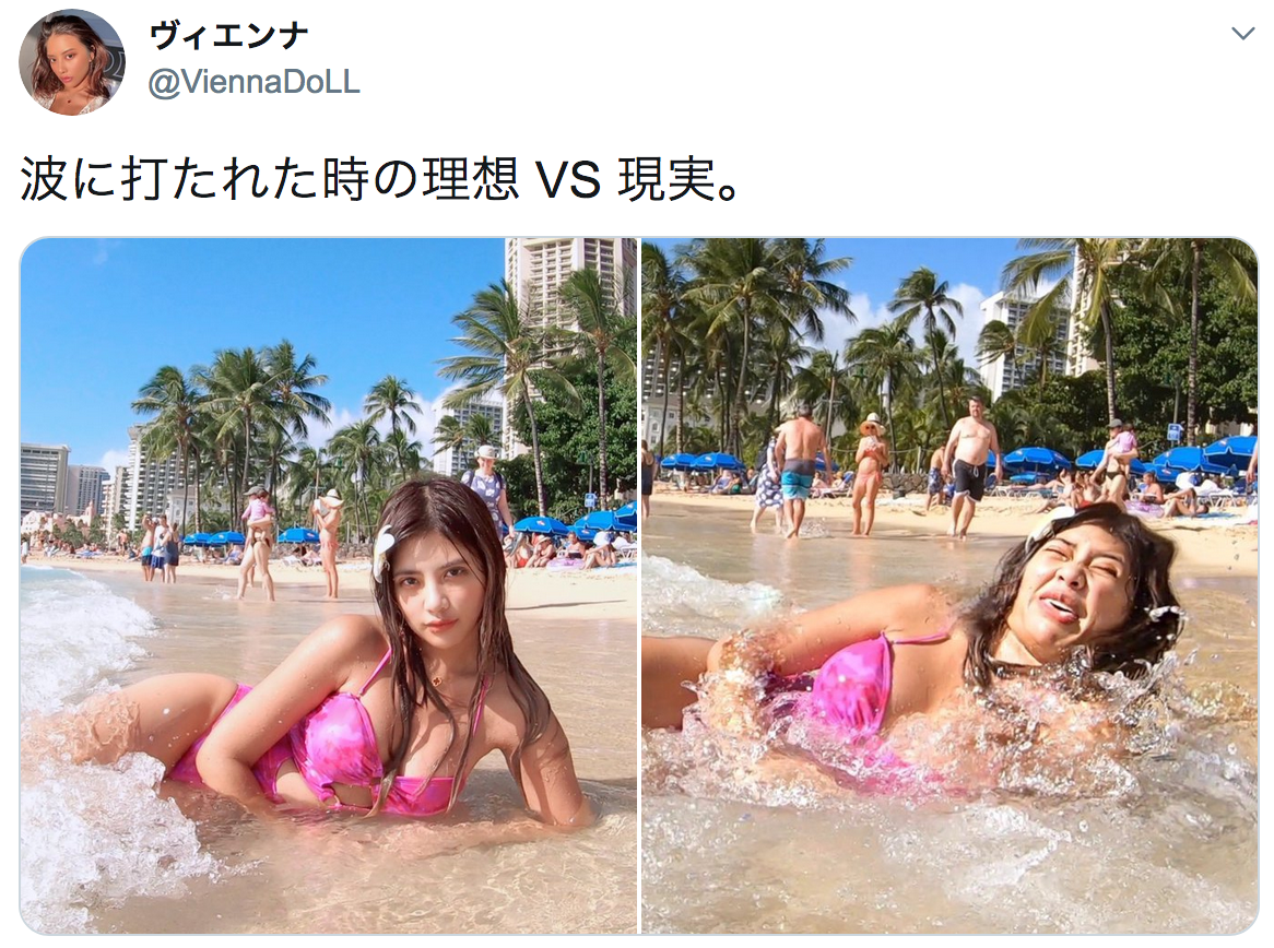 外出自粛中の証明写真撮影方法が話題 モデル・ヴィエンナ投稿に「天才的」と反響