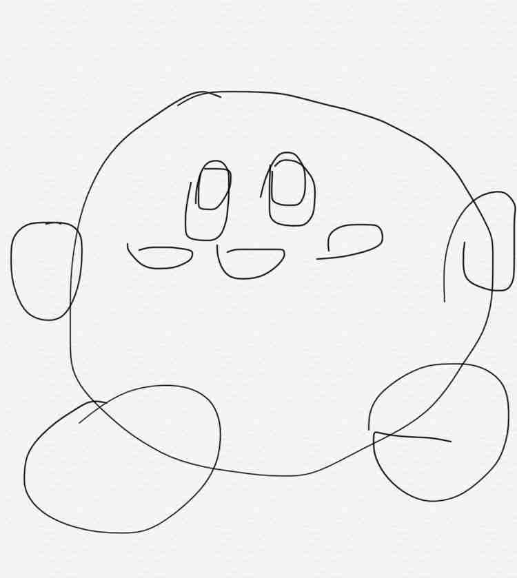 フリーハンドで丸を描くだけのトピ