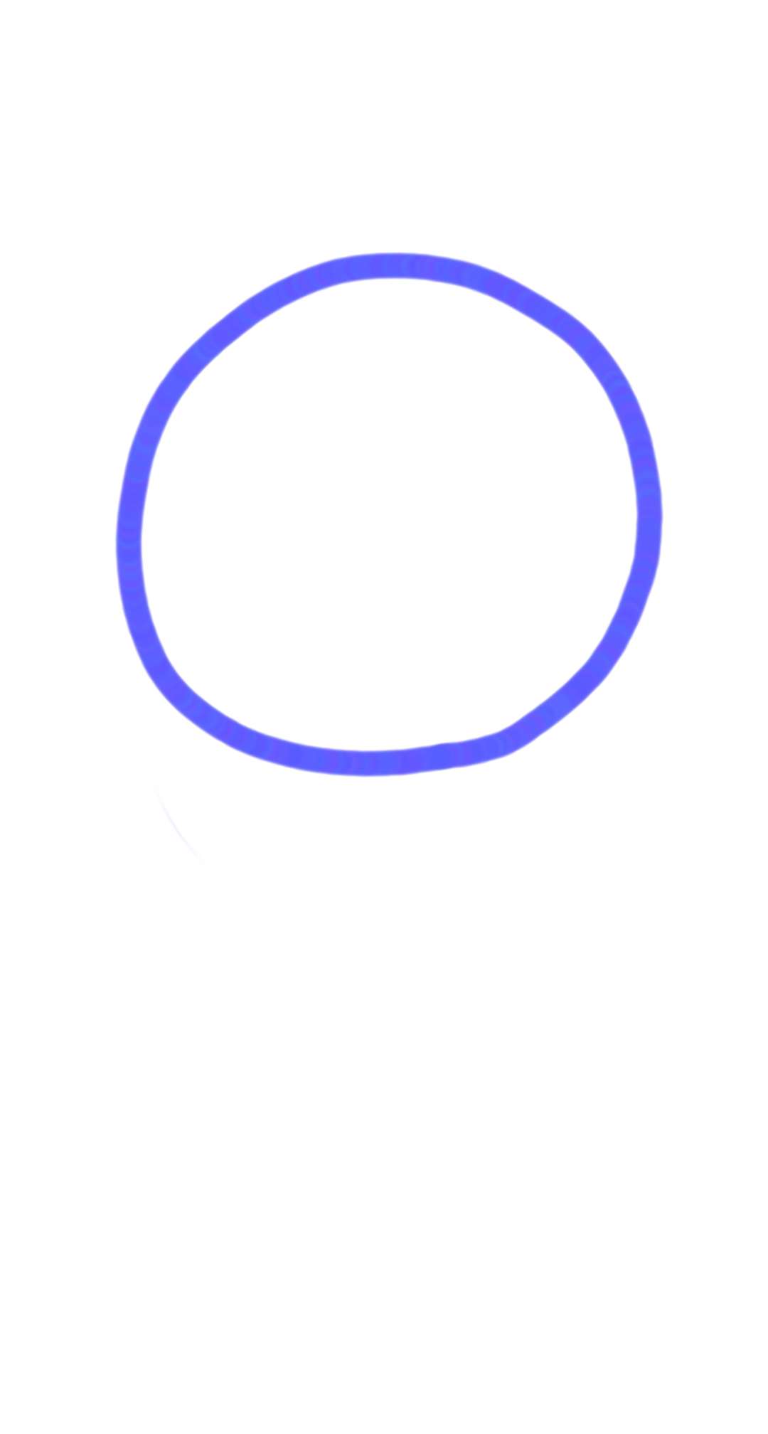 フリーハンドで丸を描くだけのトピ