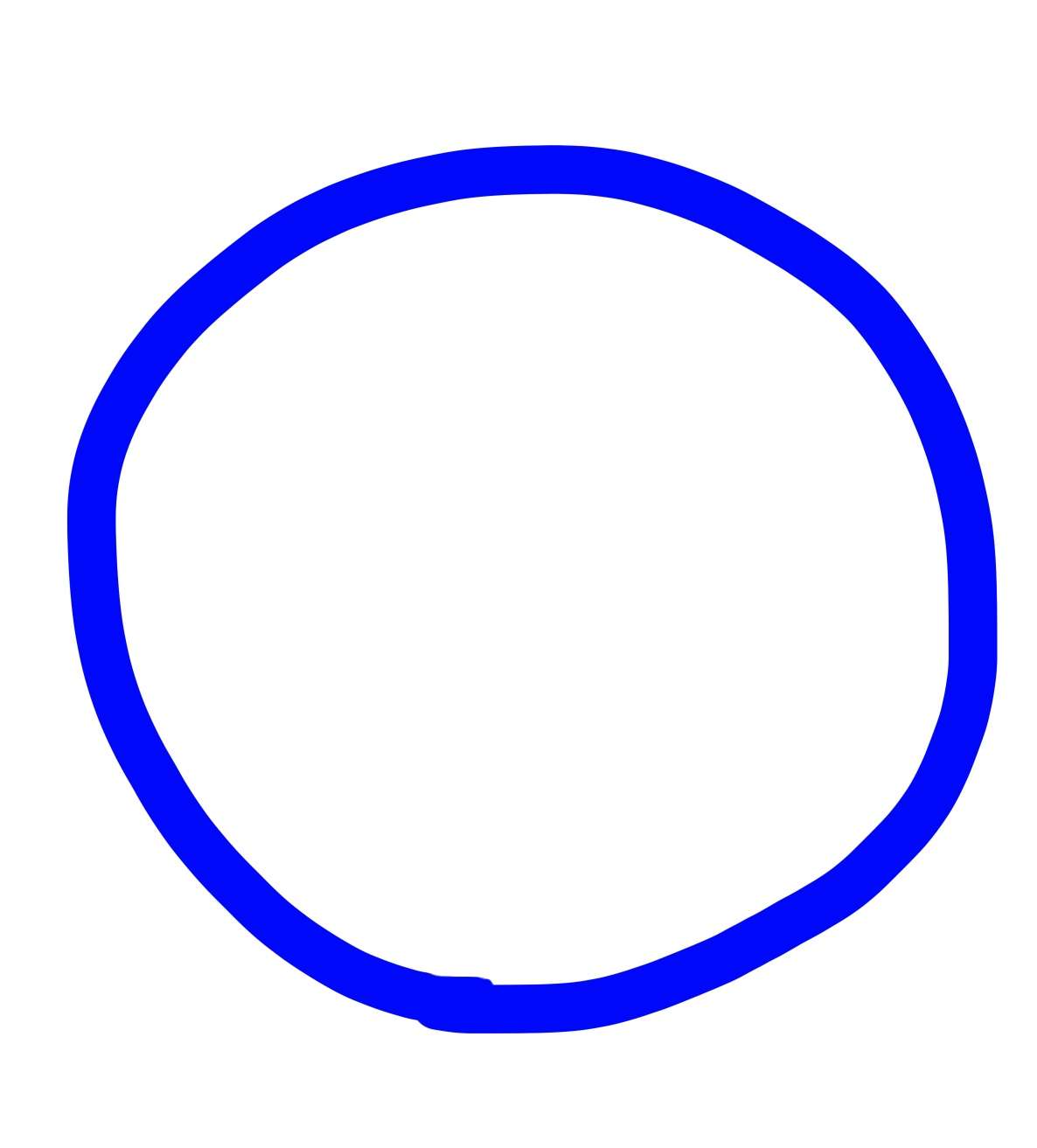 フリーハンドで丸を描くだけのトピ