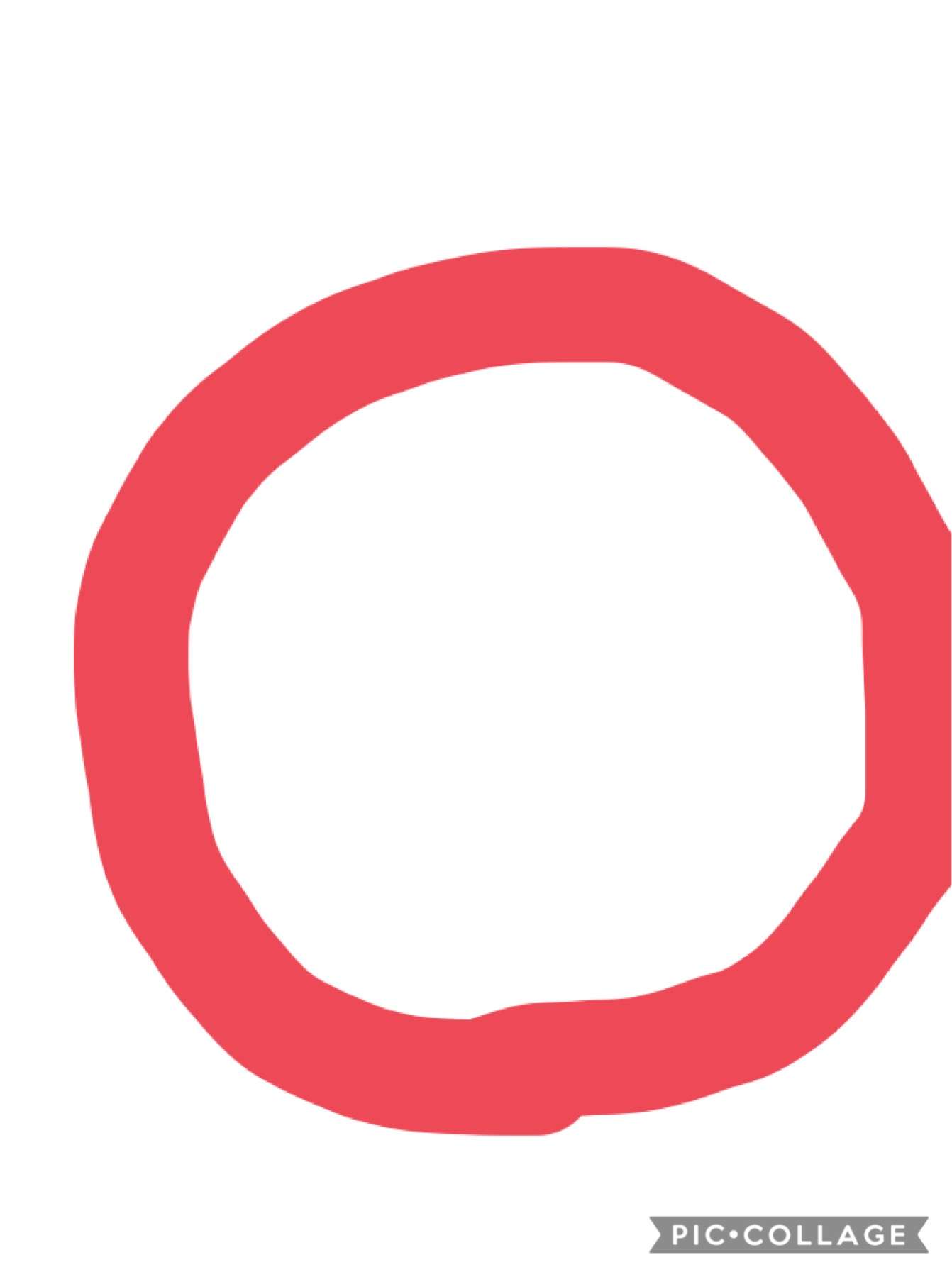 フリーハンドで丸を描くだけのトピ