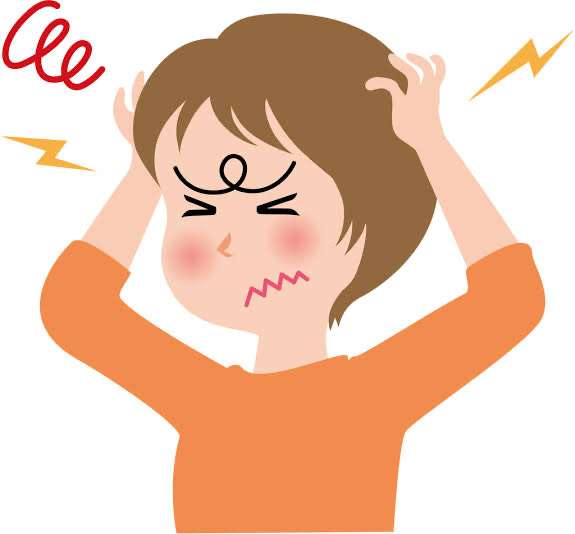 生理中のイライラを画像で表しましょう