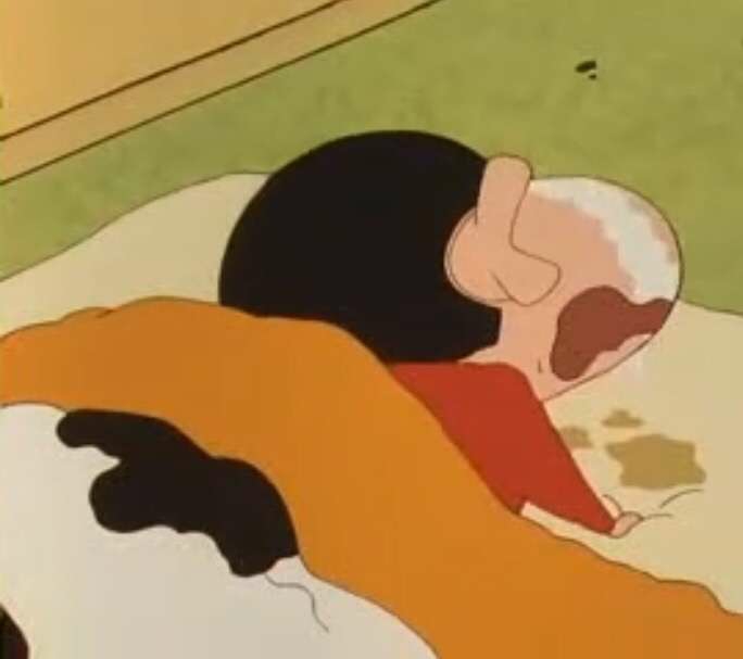 泣き言を叫んで立ち去るトピ