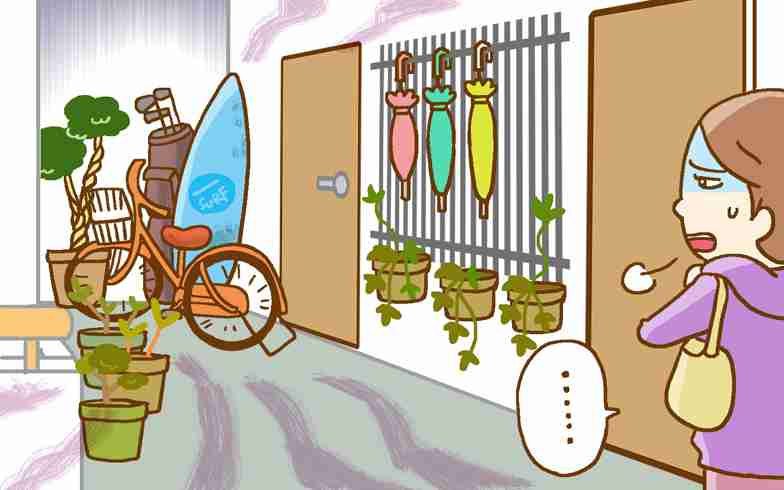 共有スペースにもの置く人の心理(アパート、マンション、社宅)
