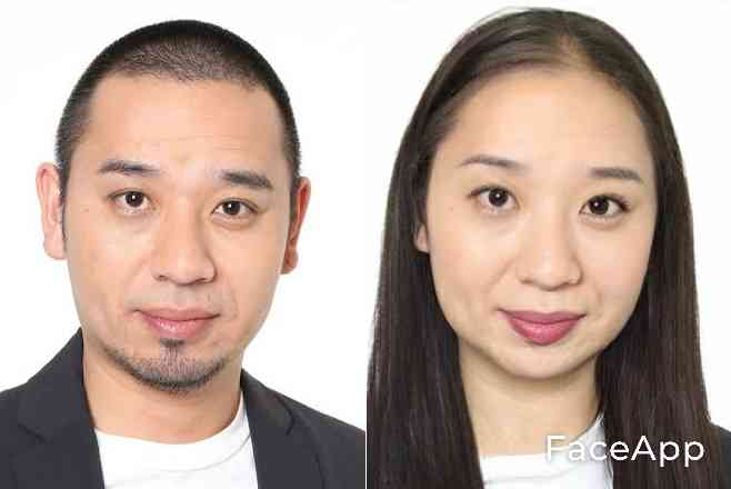 アプリで芸能人を性転換させてみるトピ