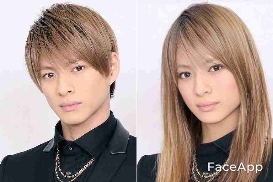アプリで芸能人を性転換させてみるトピ